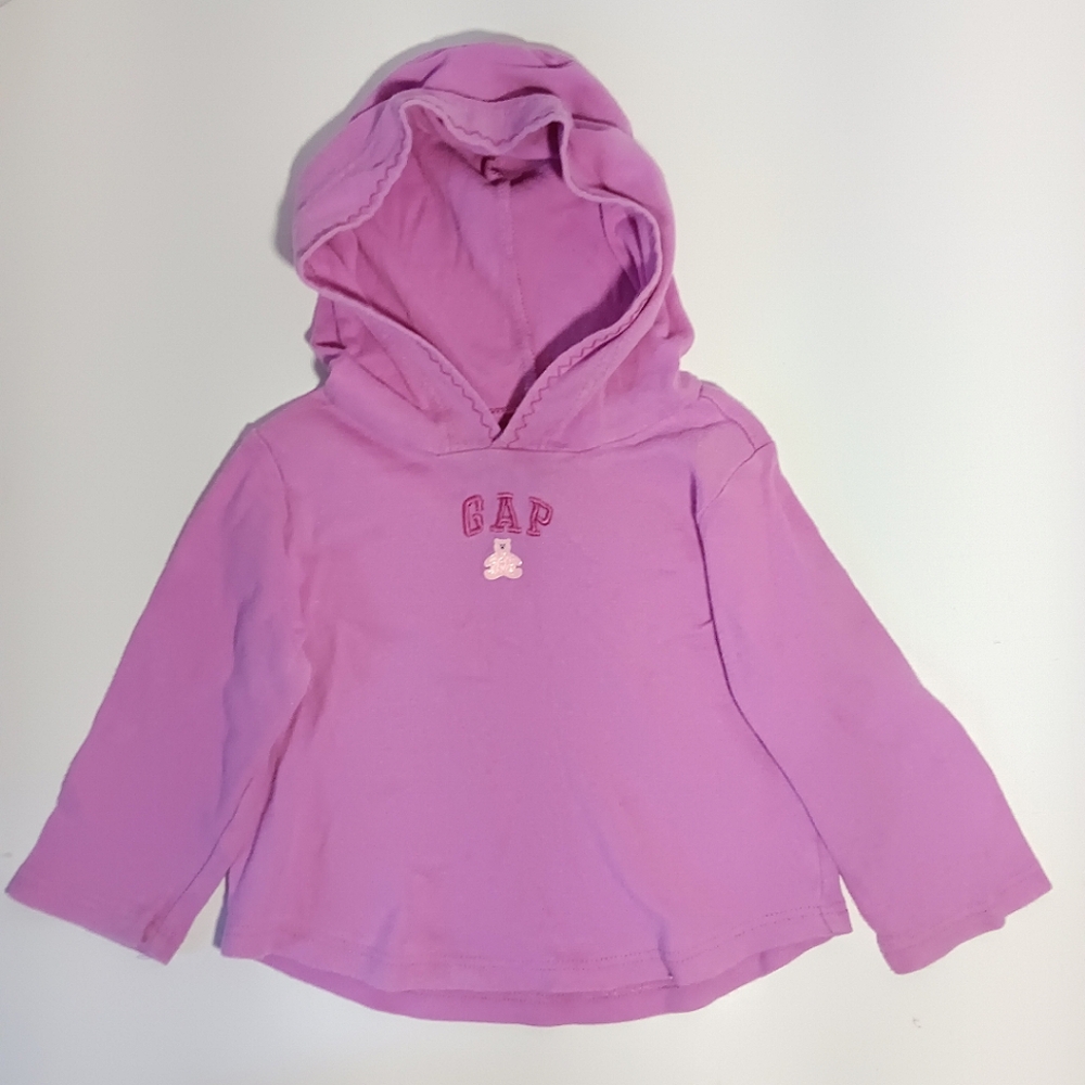 Vintage Baby GAP Purple Hoodie Size 6-12 M